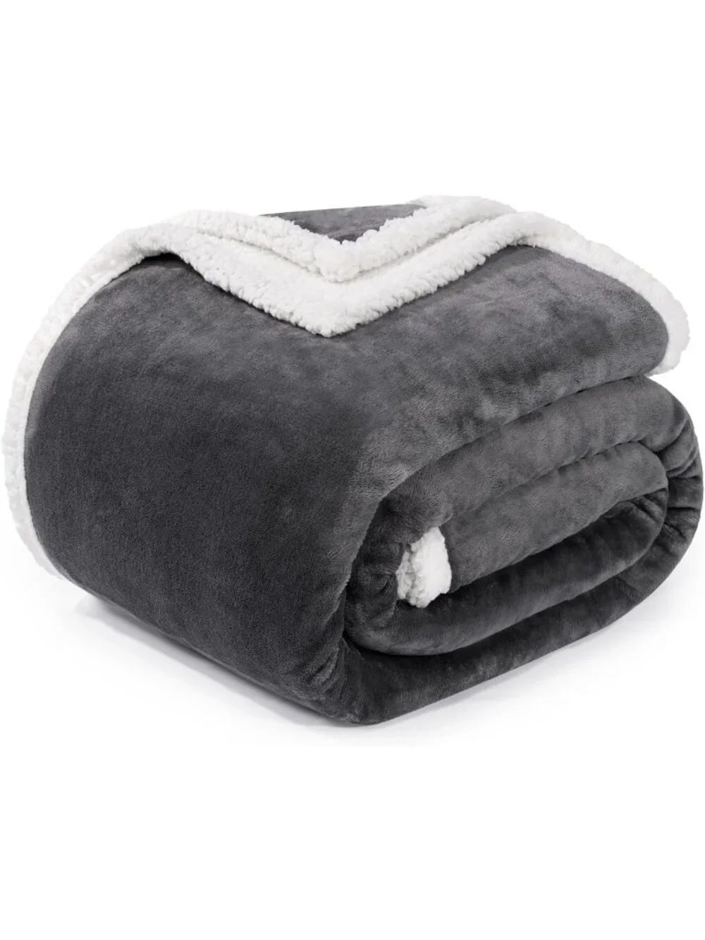 Cozy Soft Fluffy Sherpa Fleece Throw Blanket - Plush Flannel for Home Decor